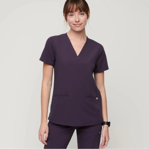 Figs Tops - Figs purple shadow Caterina scrub top